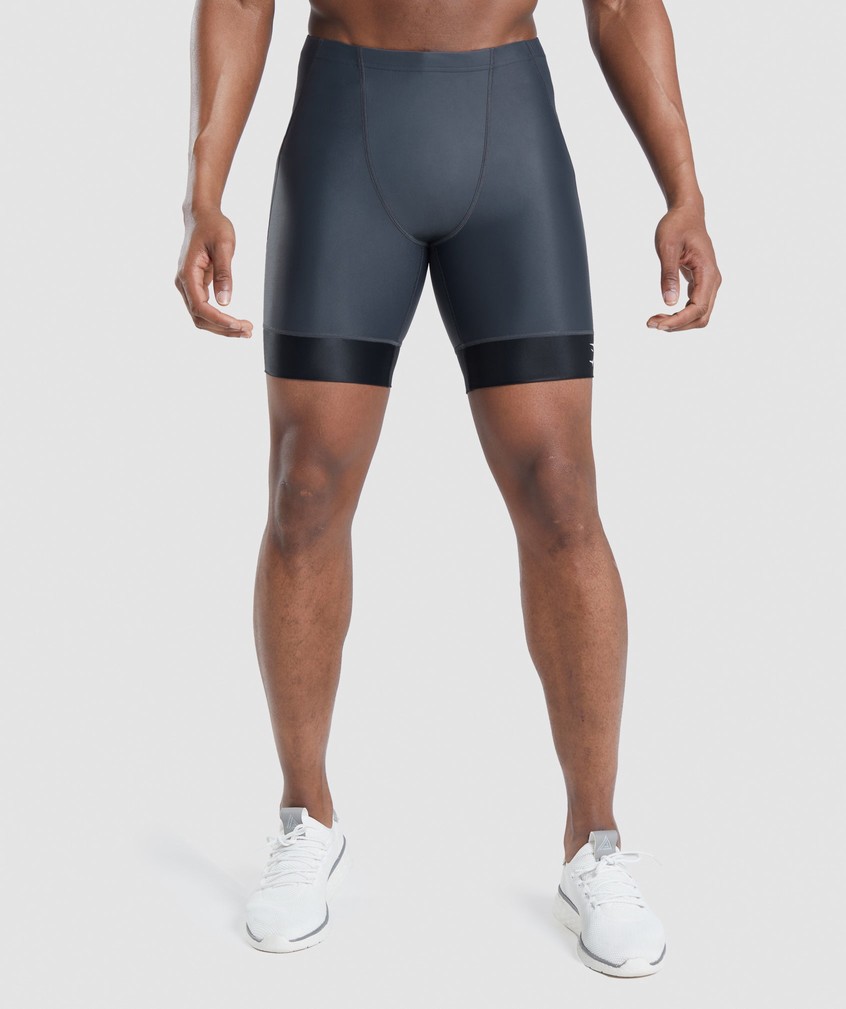 Black Grey Men's Gymshark Apex Multi Shorts | USA-53762