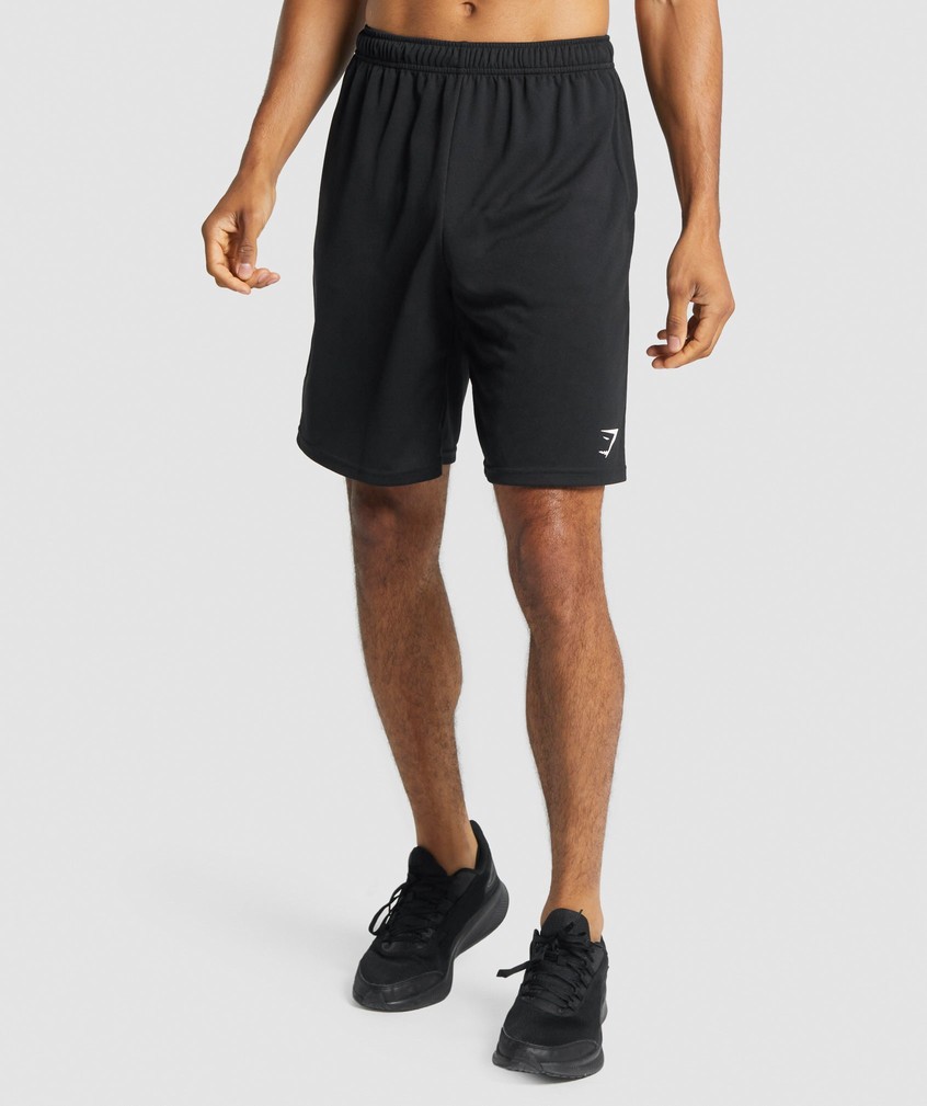 Black Men's Gymshark Arrival Knitted Shorts | USA-74912