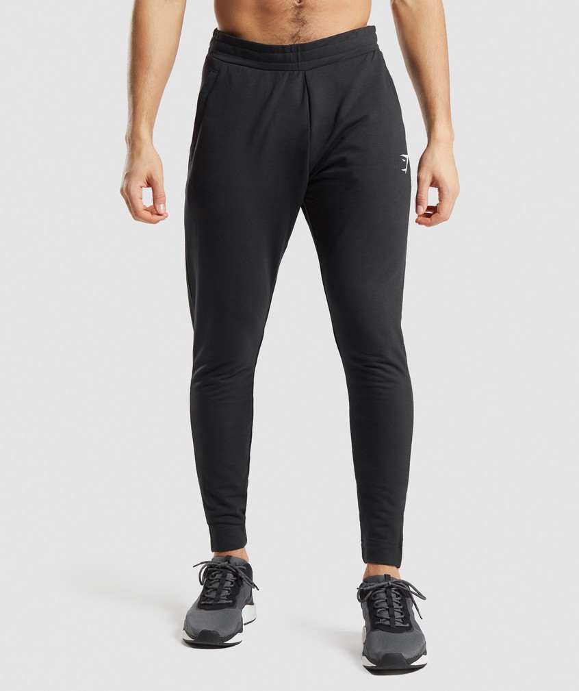 Black Men's Gymshark Critical 2.0 Joggers | USA-30695