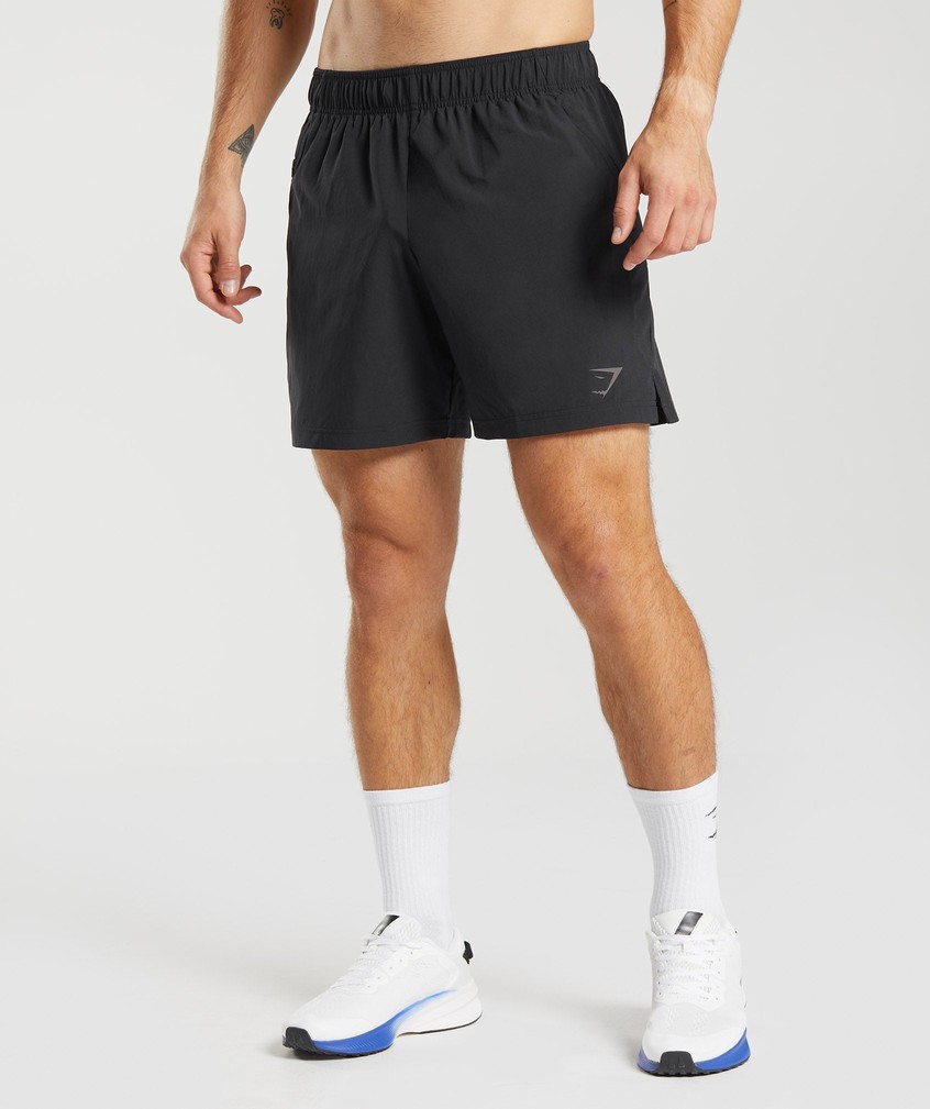 Black Men's Gymshark Sport Shorts | USA-02683