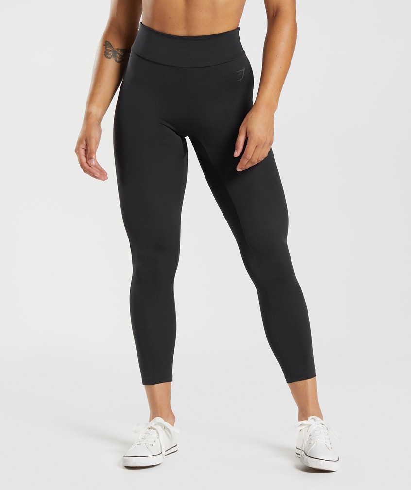 Black Women's Gymshark GS Power Original Leggings | USA-48930