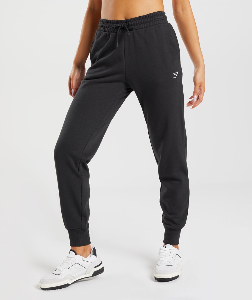 Black Women's Gymshark Training Joggers | USA-14297