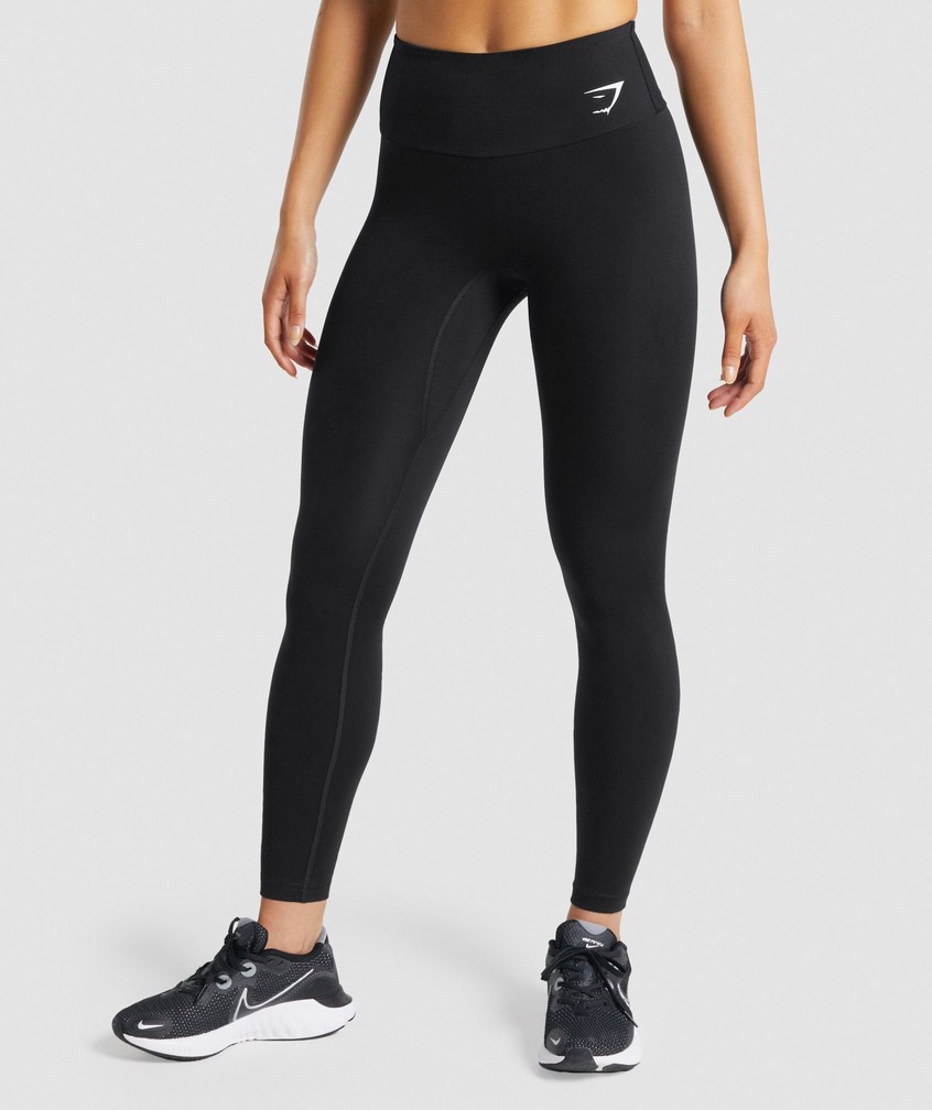 Black Women's Gymshark Training Leggings | USA-69548