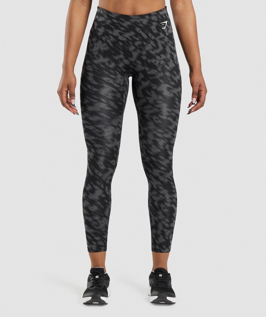 Black Women's Gymshark Training Leggings | USA-86741