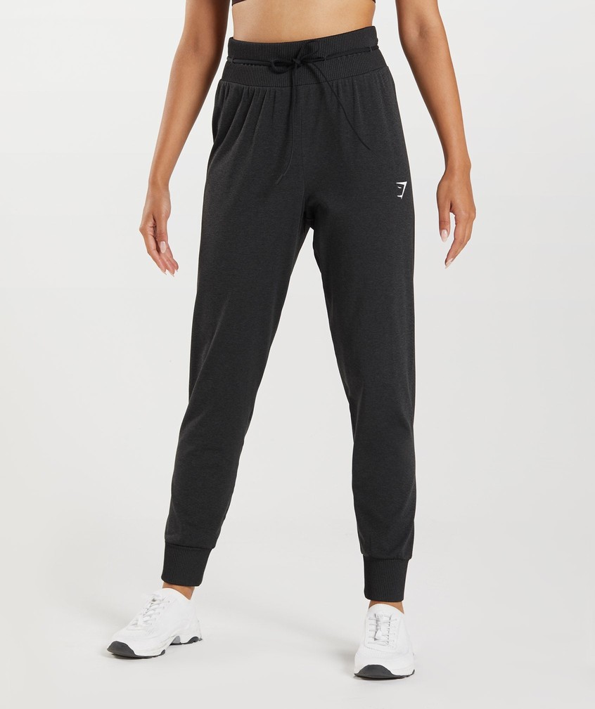 Black Women's Gymshark Vital Seamless 2.0 Joggers | USA-61749