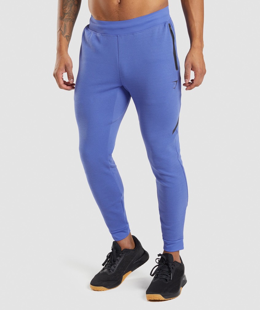 Blue Men's Gymshark Apex Technical Joggers | USA-08317