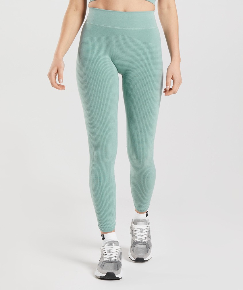 Blue Women's Gymshark Pause Seamless Leggings | USA-47581