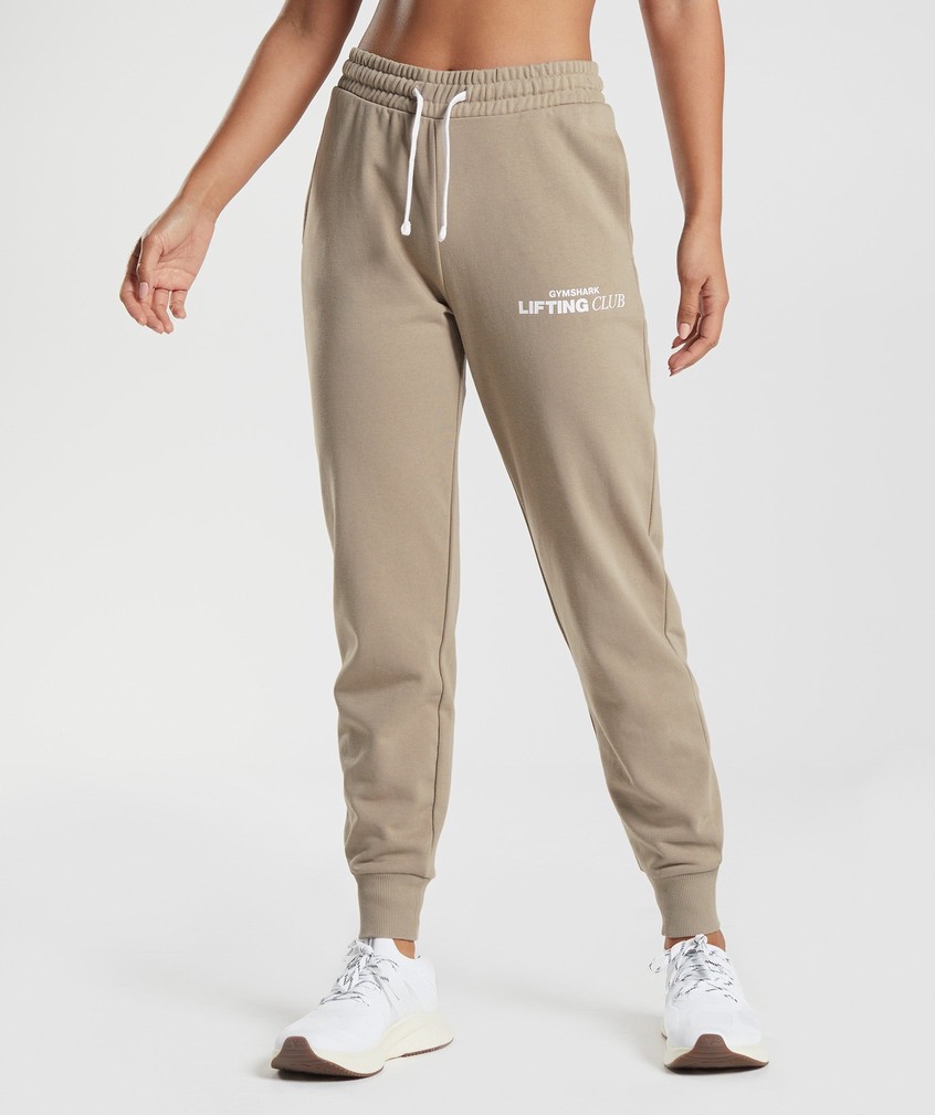 Brown Women's Gymshark Social Club Joggers | USA-85693