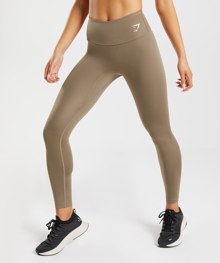 Brown Women's Gymshark Training Leggings | USA-57360