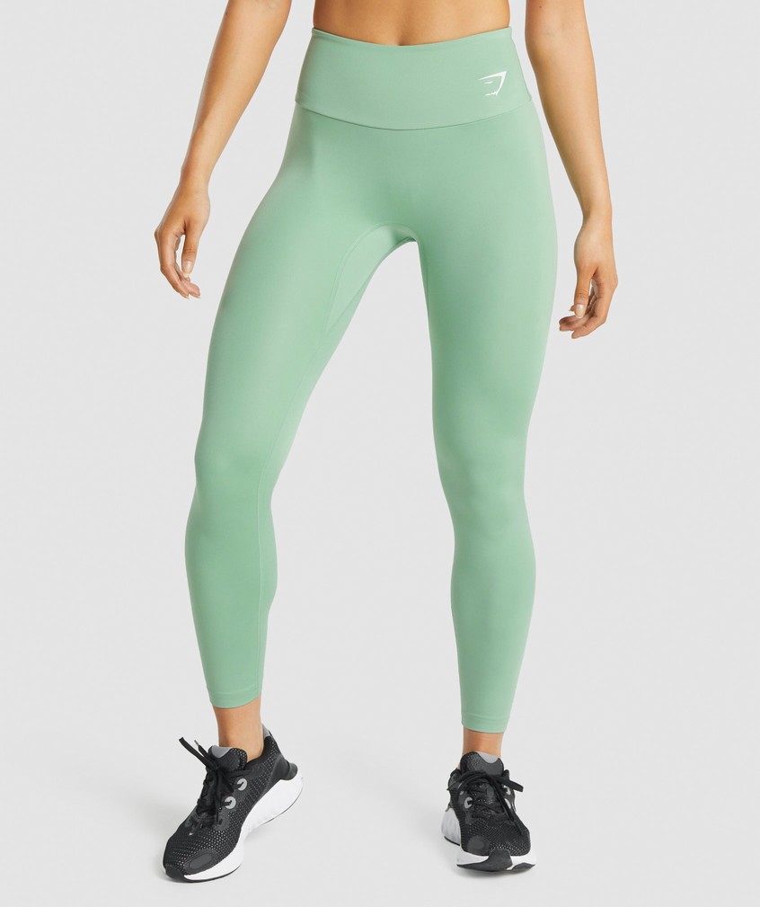 Green Women's Gymshark Training Leggings | USA-45821