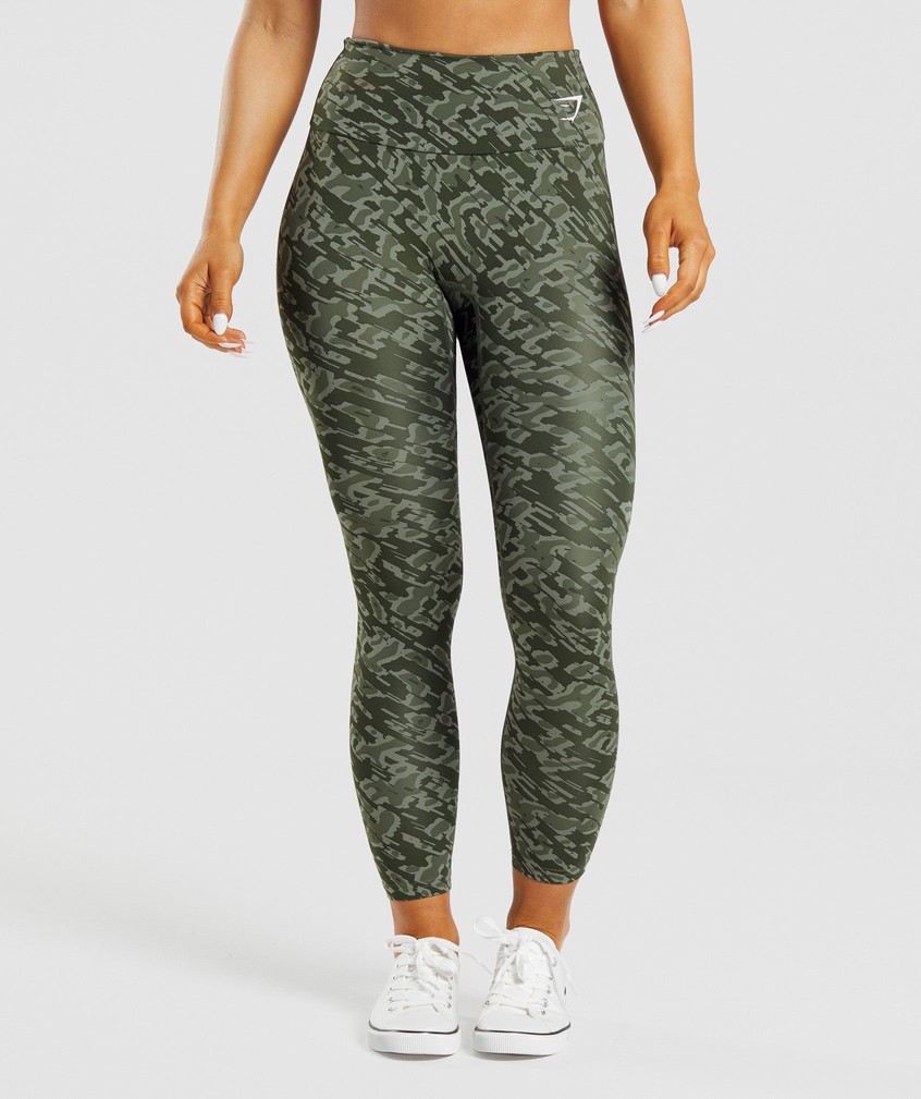 Green Women's Gymshark Training Leggings | USA-51940