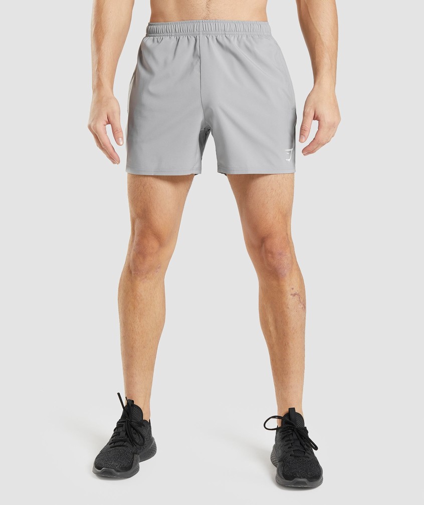 Grey Men's Gymshark Arrival 5" Shorts | USA-20698