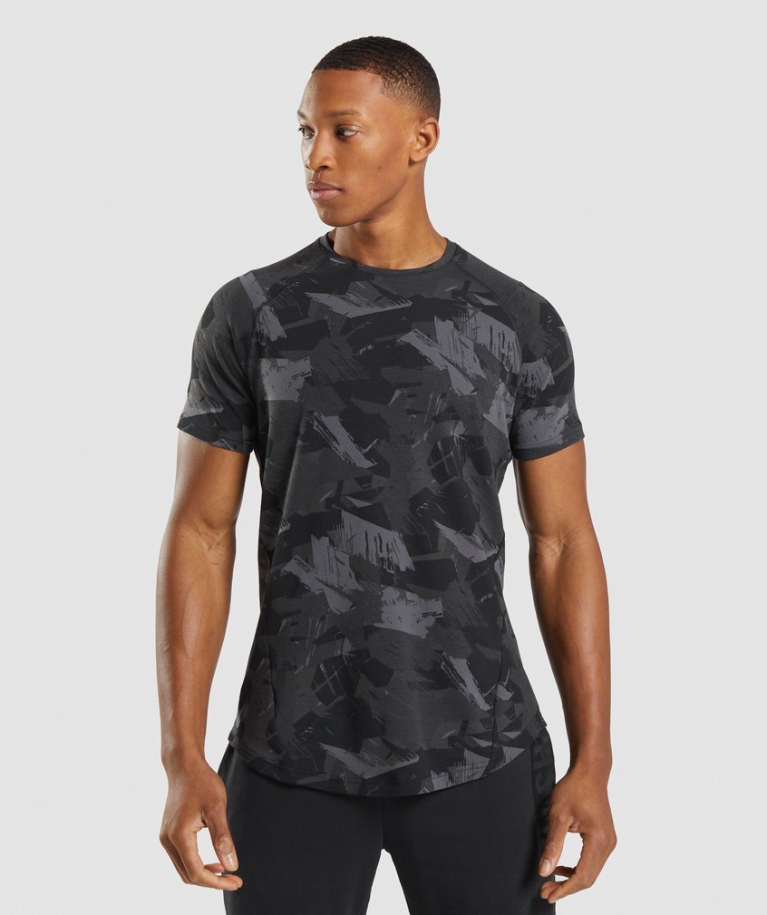 Grey Men's Gymshark Bold T-Shirts | USA-30295