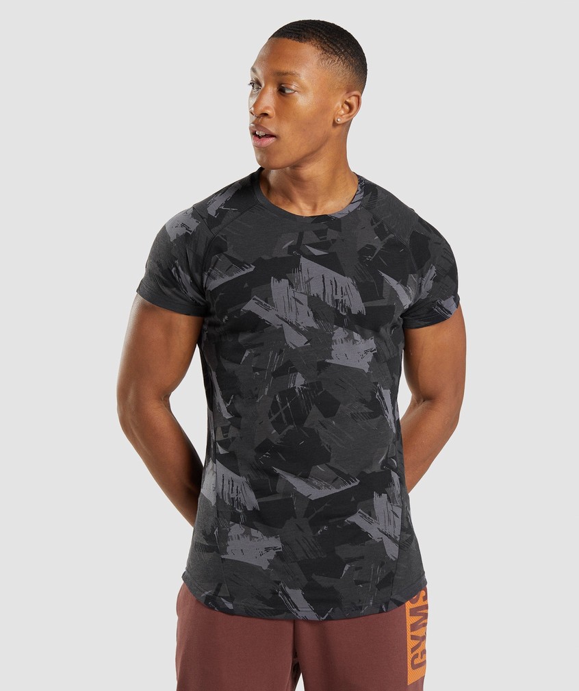 Grey Men's Gymshark Bold T-Shirts | USA-79614