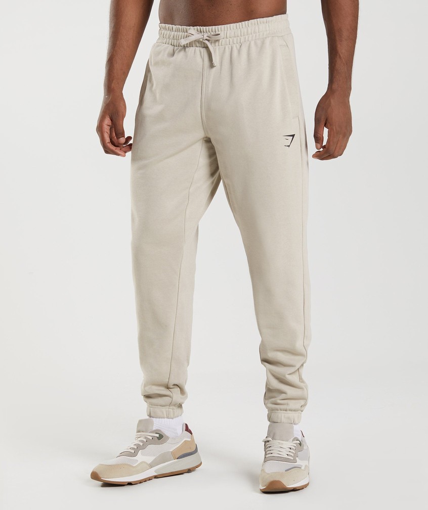 Grey Men's Gymshark Essential Oversized Joggers | USA-29765