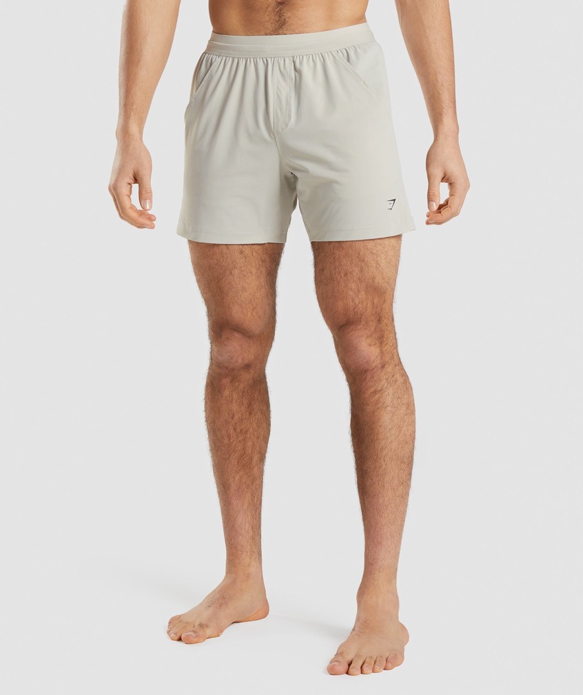 Grey Men's Gymshark Studio Shorts | USA-24059