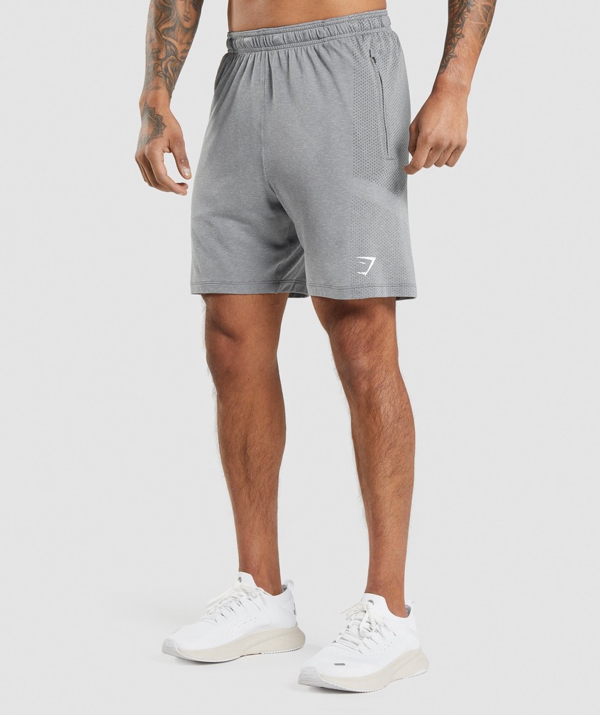 Grey Men's Gymshark Vital Light Shorts | USA-72948