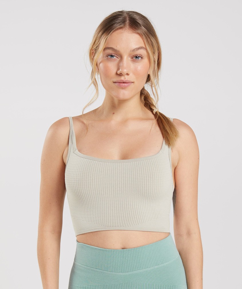 Grey Women's Gymshark Pause Seamless Bralette | USA-13572