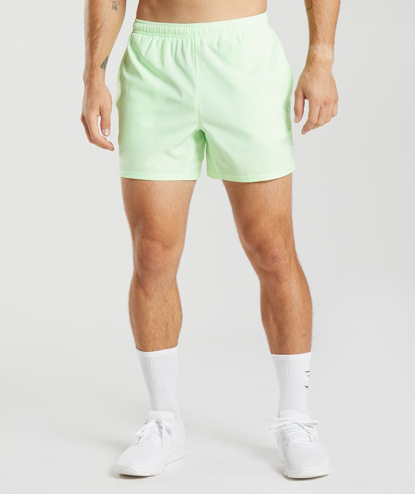 Mint Men's Gymshark Arrival 5" Shorts | USA-75830