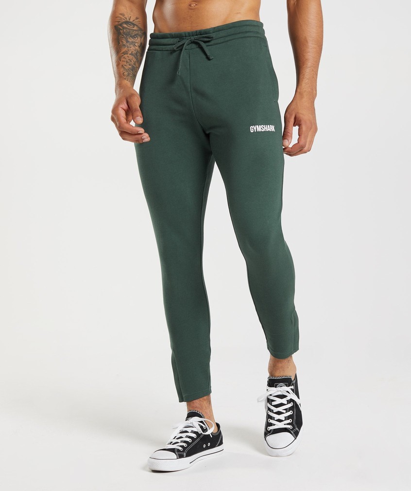 Obsidian Green Men's Gymshark Apollo Joggers | USA-71938