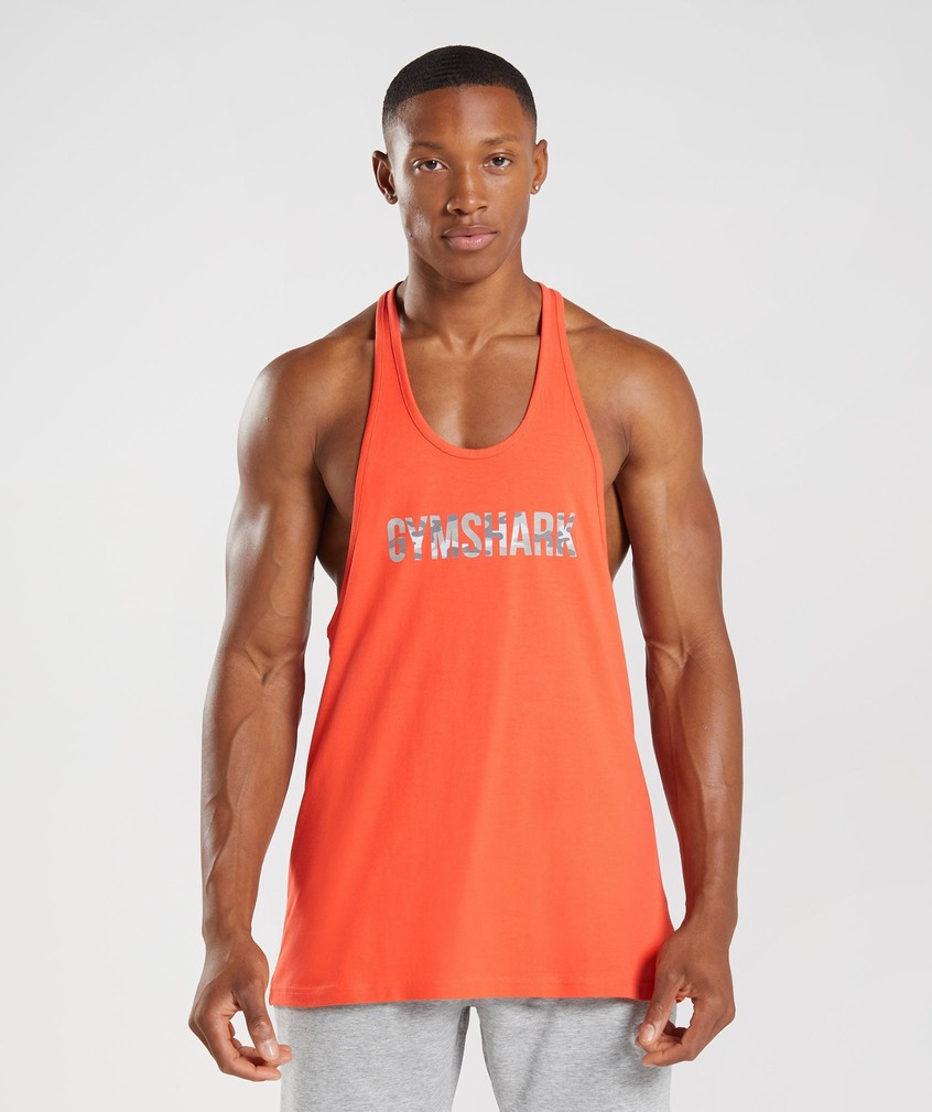 Orange Men's Gymshark Apollo Infill Stringer | USA-32759