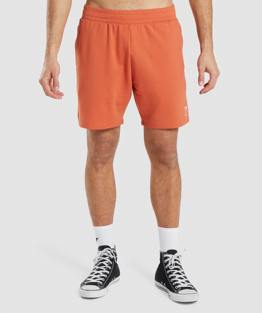 Orange Men's Gymshark Critical 7" Shorts | USA-78321