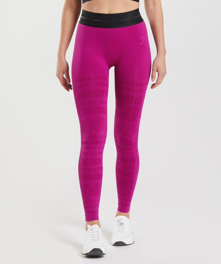 Pink Women's Gymshark Vision Leggings | USA-58972