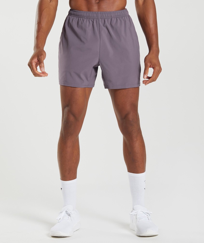 Purple Men's Gymshark Arrival 5" Shorts | USA-32465