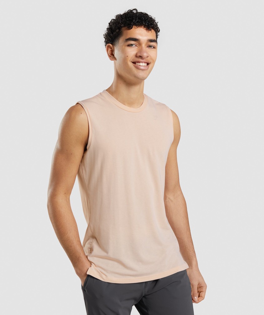 Purple Pink Men's Gymshark Studio Amplify Tank | USA-56830