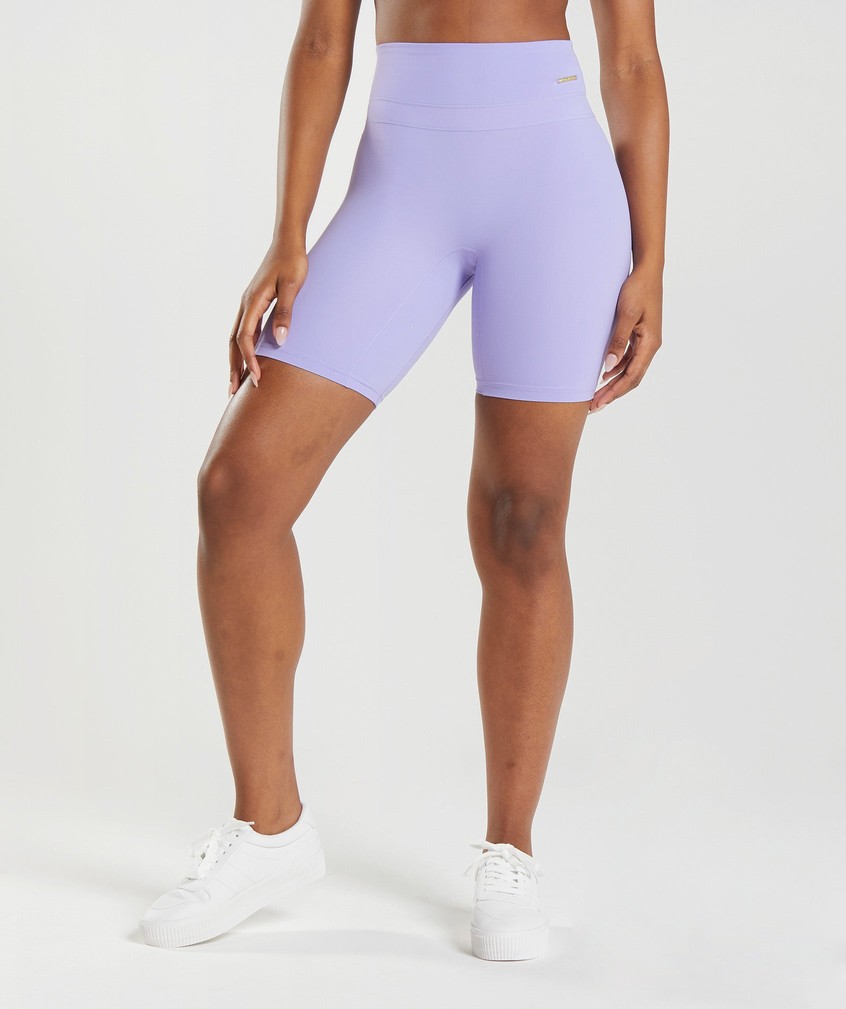 Purple Women's Gymshark Whitney Cycling Shorts | USA-27413