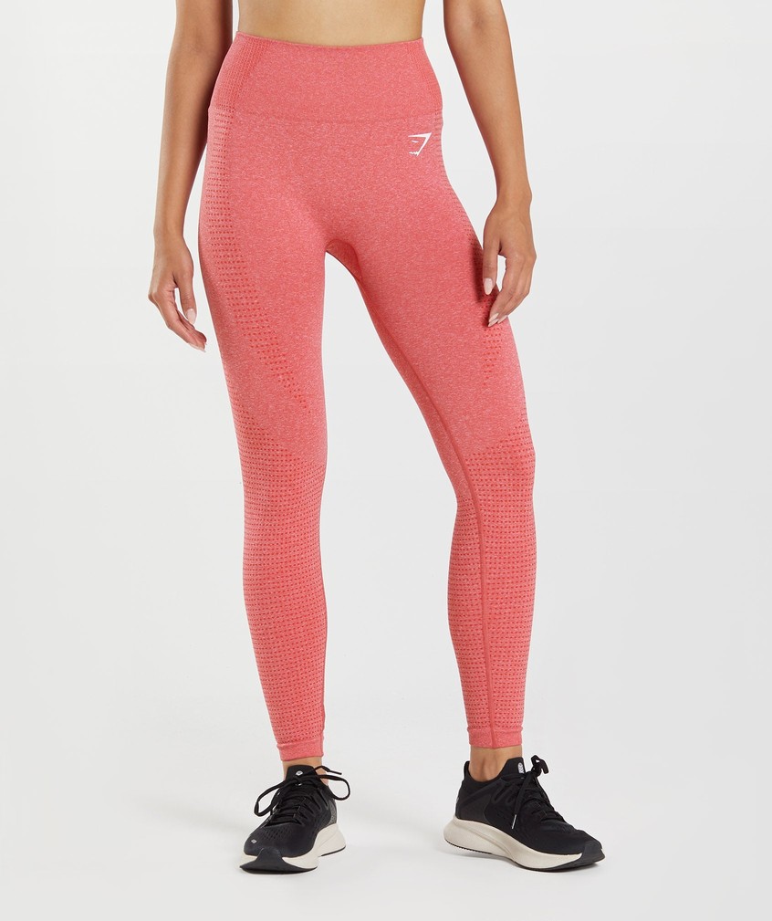 Red Women's Gymshark Vital Seamless 2.0 Leggings | USA-51083