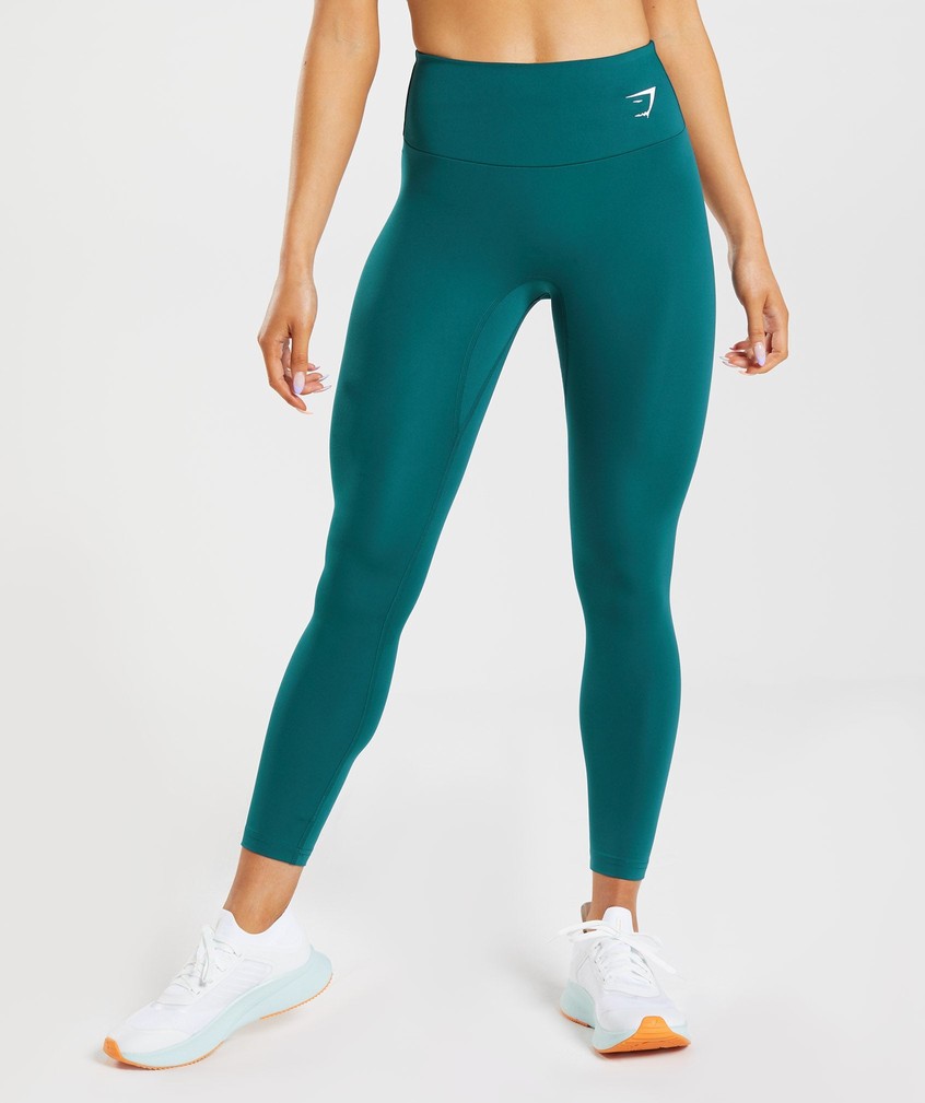 Turquoise Women's Gymshark Training Leggings | USA-78436