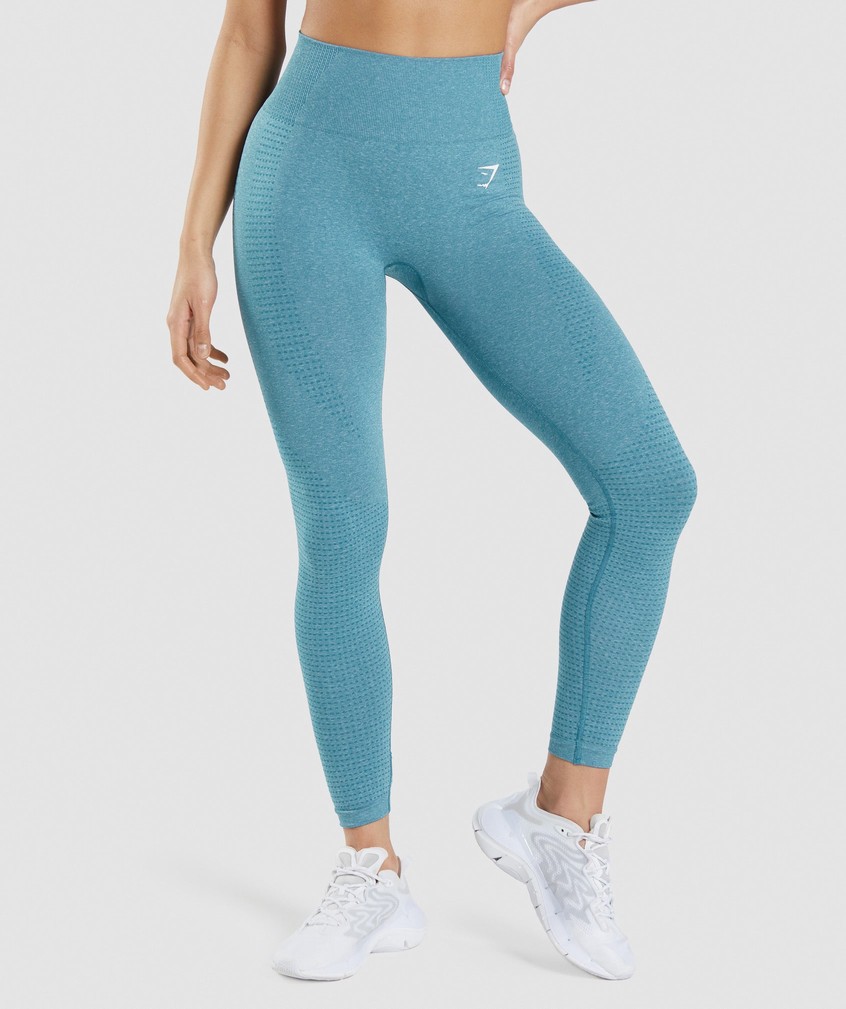 Turquoise Women's Gymshark Vital Seamless 2.0 Leggings | USA-94307