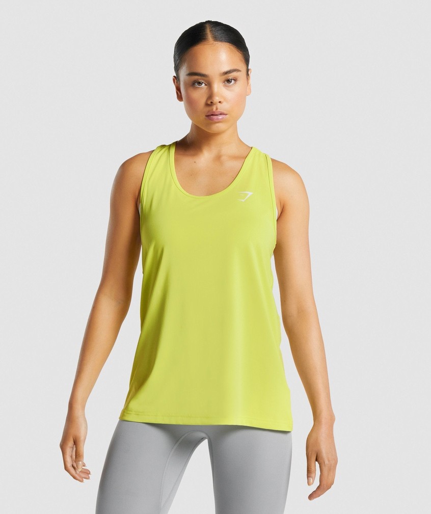 Yellow Women's Gymshark Training Vest | USA-36180