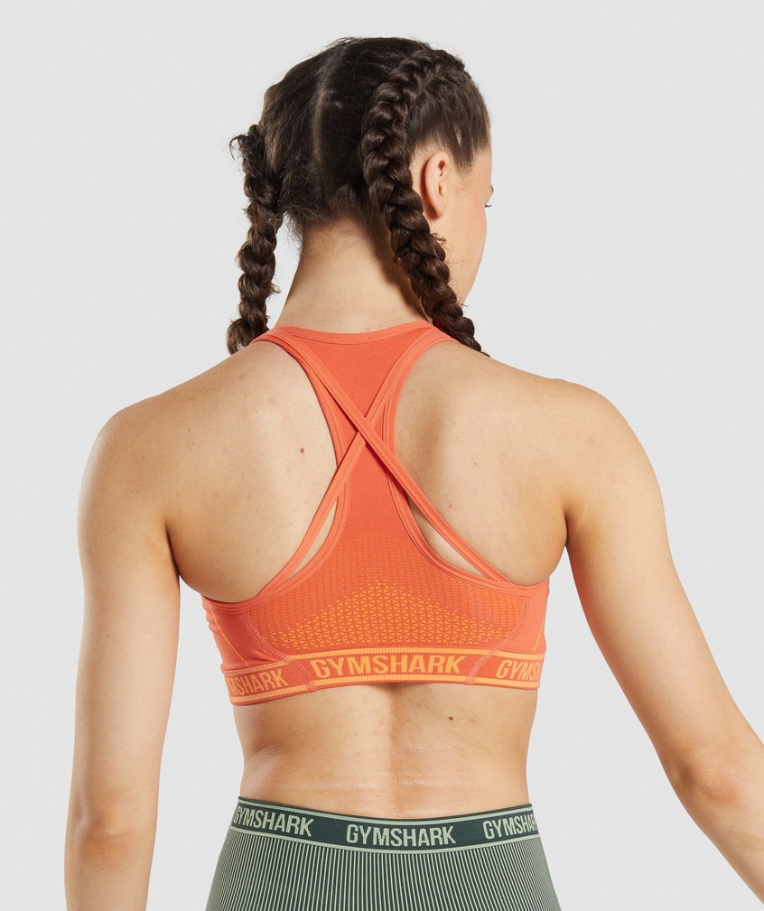 Apricot Orange Women's Gymshark Apex Seamless Sports Bra | USA-36548