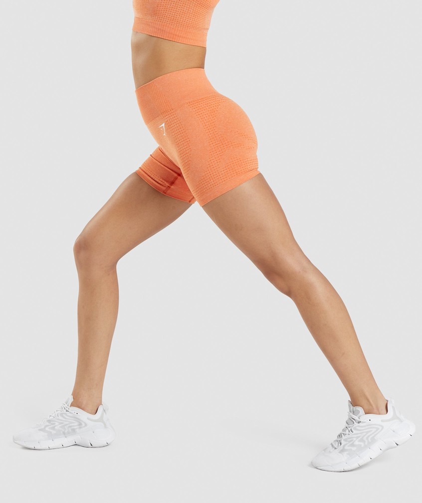 Apricot Orange Women's Gymshark Vital Seamless 2.0 Shorts | USA-32091