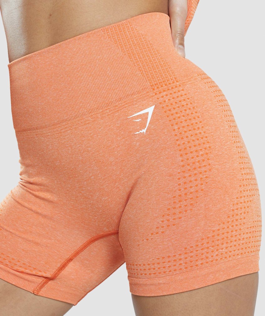 Apricot Orange Women's Gymshark Vital Seamless 2.0 Shorts | USA-32091