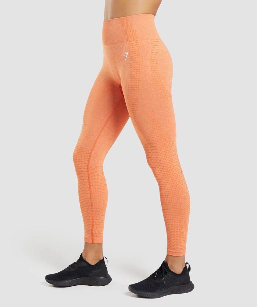 Apricot Orange Women's Gymshark Vital Seamless 2.0 Leggings | USA-72486