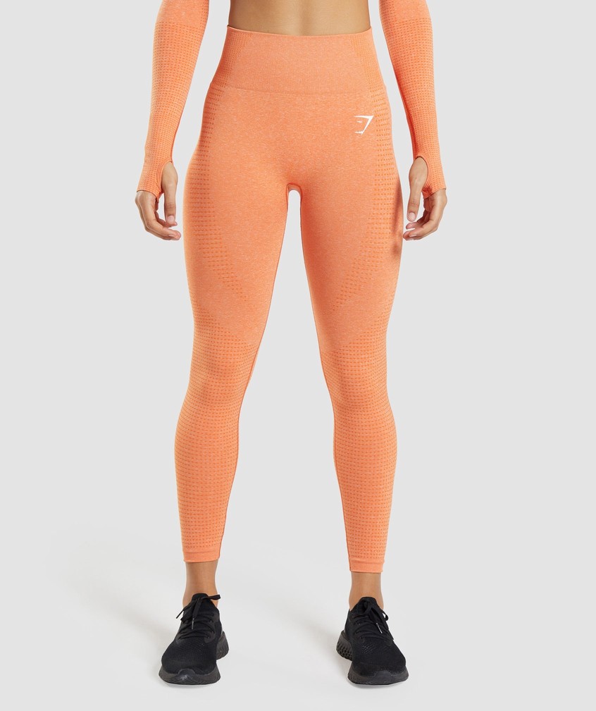 Apricot Orange Women\'s Gymshark Vital Seamless 2.0 Leggings | USA-72486