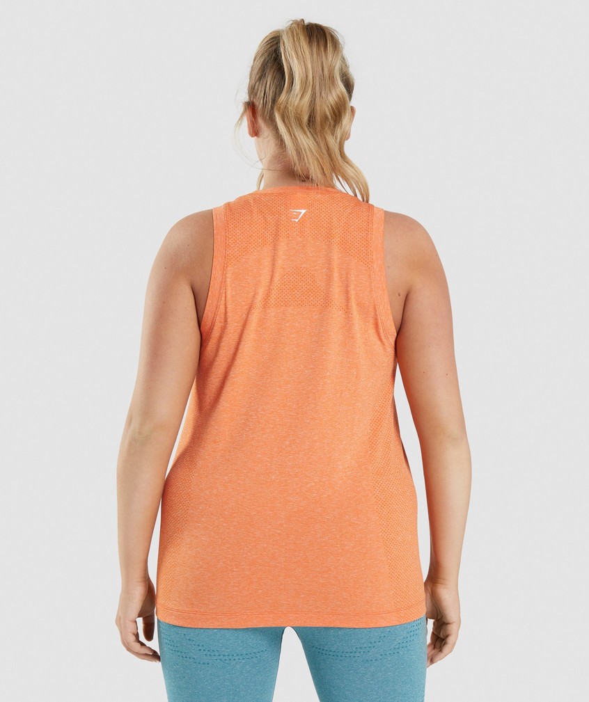 Apricot Orange Women's Gymshark Vital Seamless 2.0 Light Tank | USA-78294