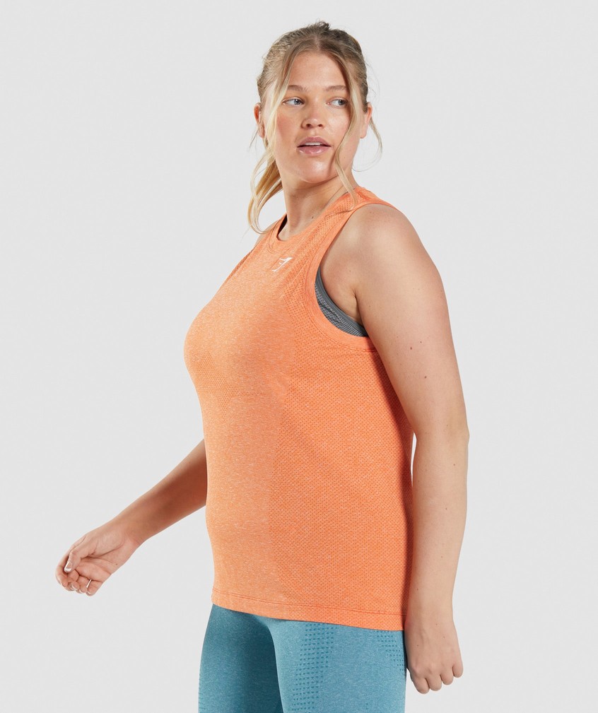 Apricot Orange Women's Gymshark Vital Seamless 2.0 Light Tank | USA-78294