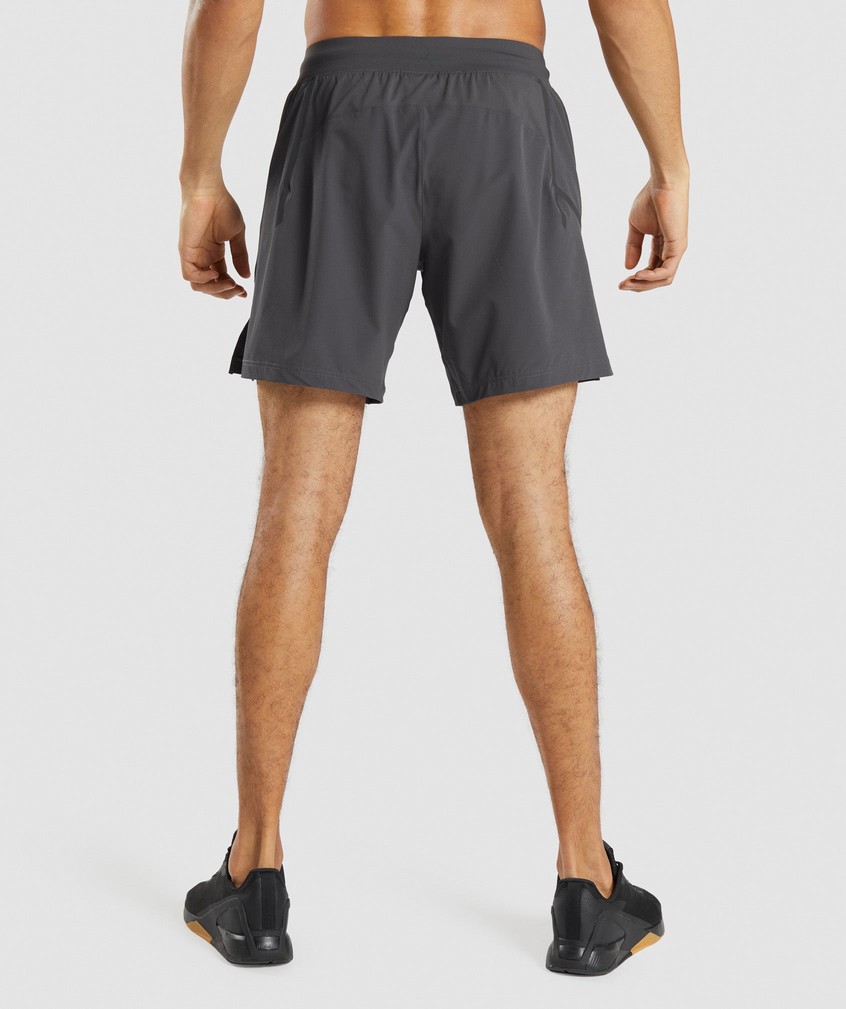 Black Grey Men's Gymshark Apex 8