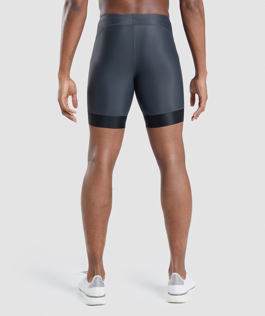 Black Grey Men's Gymshark Apex Multi Shorts | USA-53762