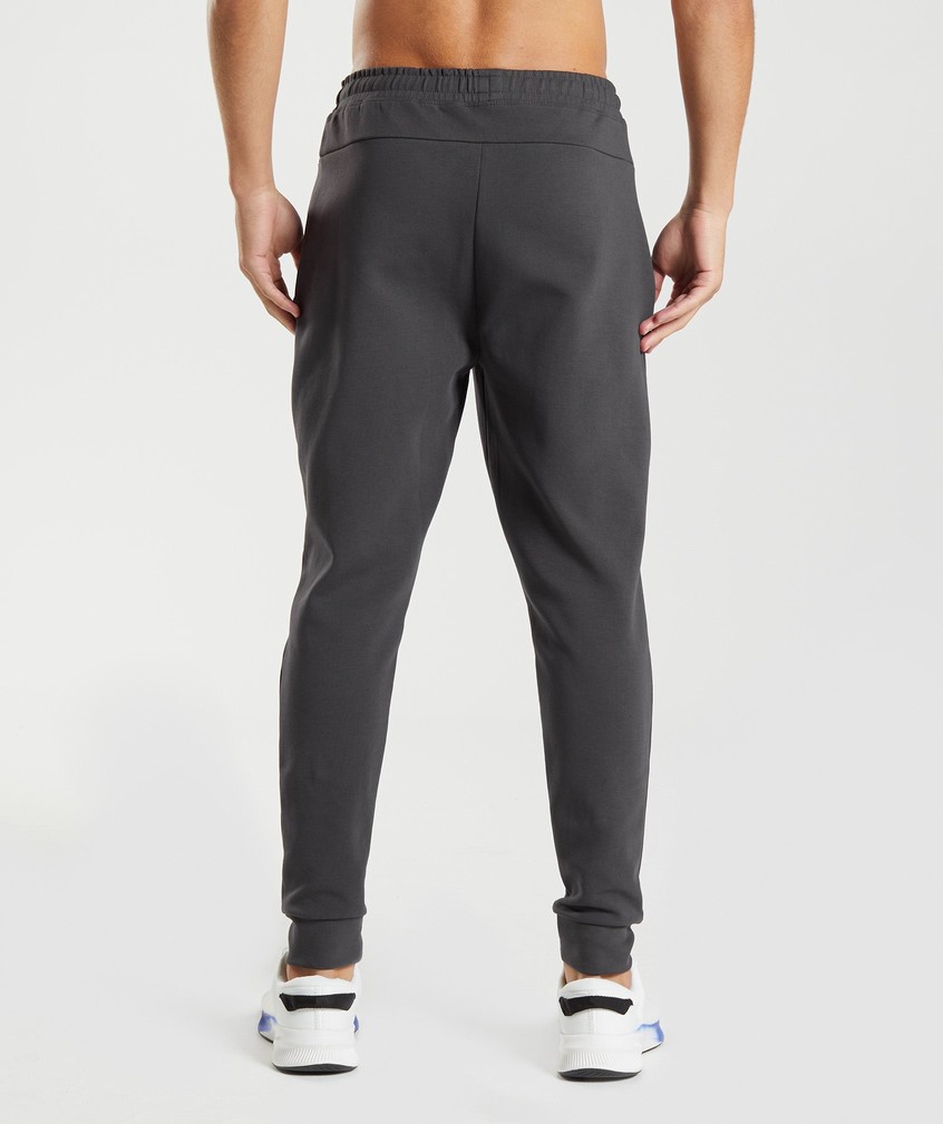 Black Grey Men's Gymshark Rest Day Knit Joggers | USA-42071