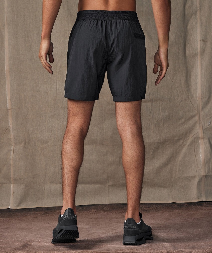 Black Grey Men's Gymshark Retake Woven Shorts | USA-36092