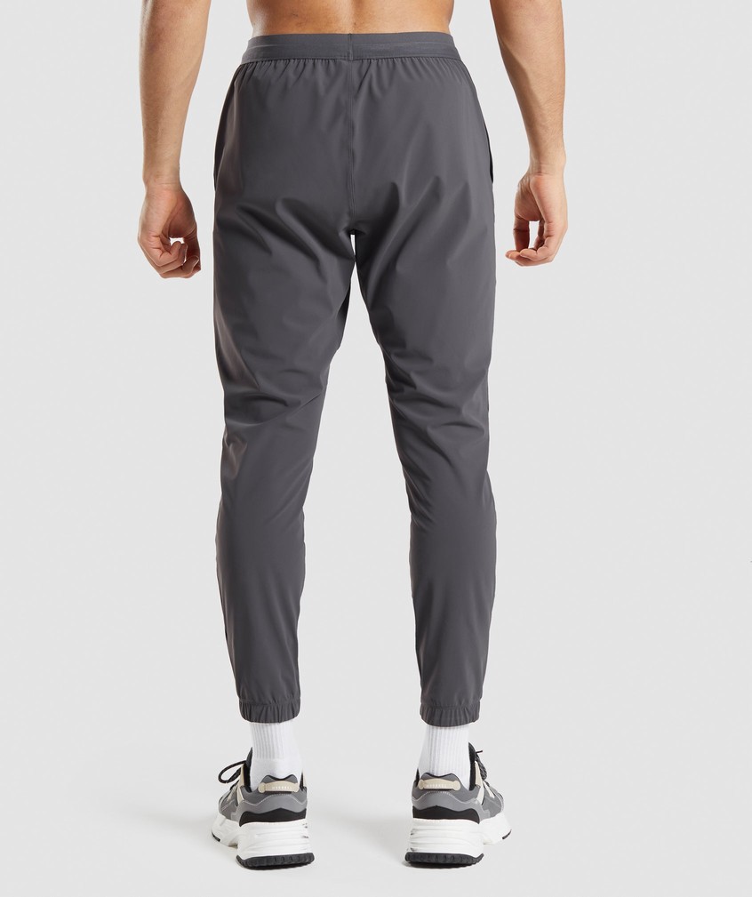 Black Grey Men's Gymshark Studio Joggers | USA-07315