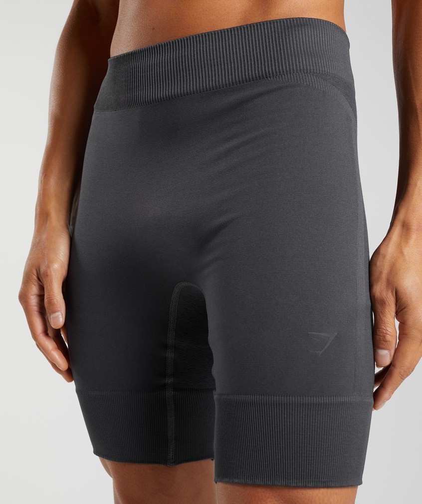 Black Grey Men's Gymshark Studio Seamless 7