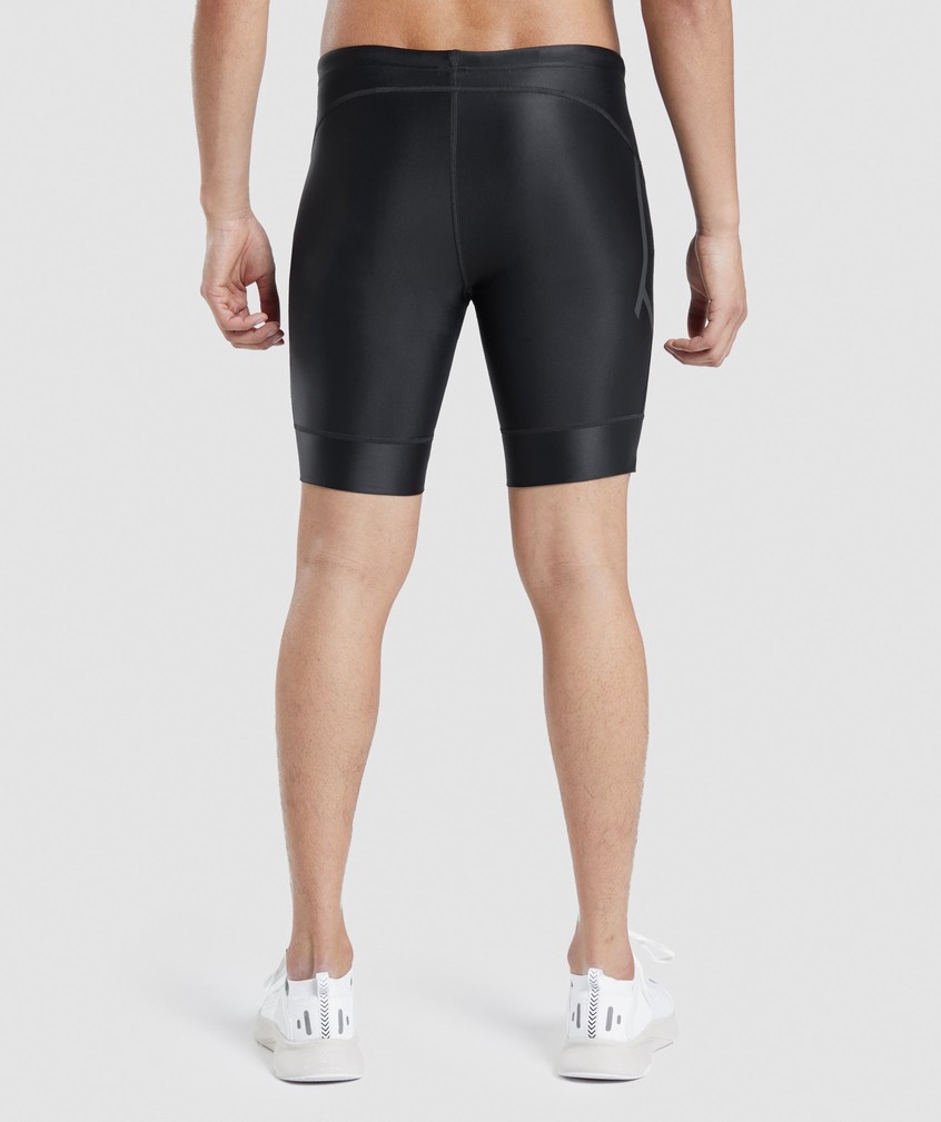 Black Men's Gymshark Apex Multi Shorts | USA-50693