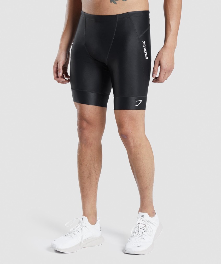 Black Men\'s Gymshark Apex Multi Shorts | USA-50693