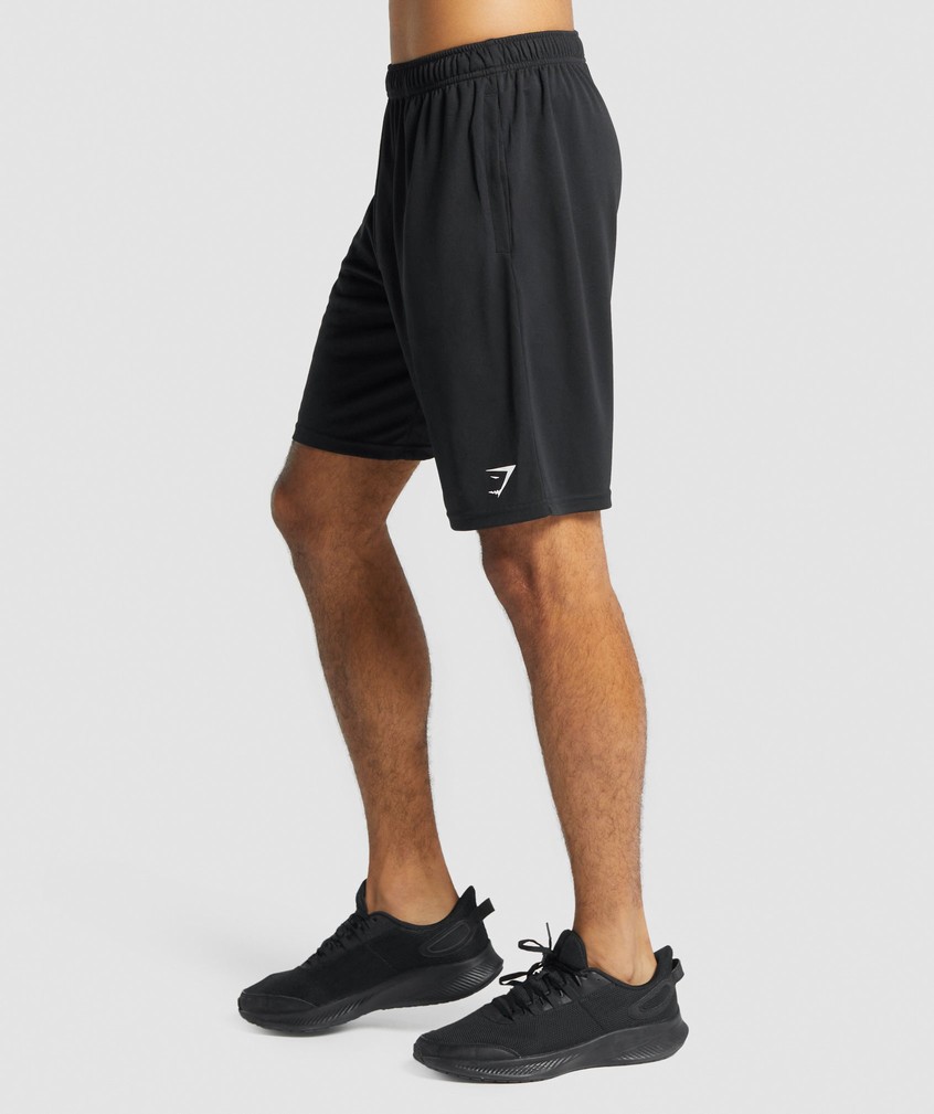 Black Men's Gymshark Arrival Knitted Shorts | USA-74912